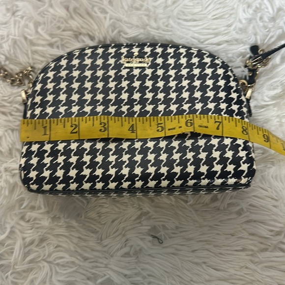 Kate Spade Cameron Street Houndstooth Hilli Crossbody Bag Like New - Picture 10 of 12